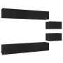 Set de muebles de TV salón 8 piezas madera contrachapada negro von , TV-Möbel - Ref: Foro24-3078832, Preis: 271,56 €, Rabatt: %