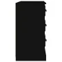 Aparador de madera contrachapada negro 104,5x35,5x67,5 cm by , Sideboards - Ref: Foro24-816233, Price: 95,93 €, Discount: %