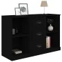 Aparador de madera contrachapada negro 104,5x35,5x67,5 cm by , Sideboards - Ref: Foro24-816233, Price: 95,93 €, Discount: %
