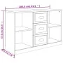 Aparador de madera contrachapada negro 104,5x35,5x67,5 cm by , Sideboards - Ref: Foro24-816233, Price: 95,93 €, Discount: %