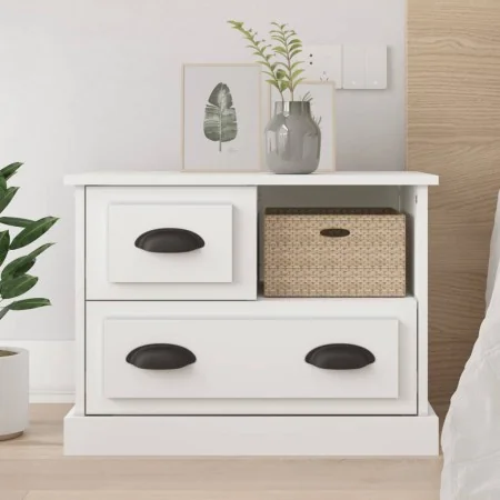 Mesita de noche blanco 60x39x45 cm de , Mesitas de noche - Ref: Foro24-816360, Precio: 60,83 €, Descuento: %