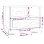 Mesita de noche blanco 60x39x45 cm de , Mesitas de noche - Ref: Foro24-816360, Precio: 60,83 €, Descuento: %