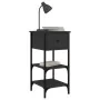 Mesitas de noche 2 uds madera de ingeniería negro 34x36x70 cm by , Nightstands - Ref: Foro24-825974, Price: 87,85 €, Discount: %