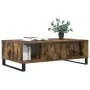 Mesa de centro madera de ingeniería roble ahumado 104x60x35 cm de , Mesas de centro - Ref: Foro24-827097, Precio: 108,32 €, D...