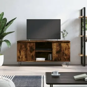 Mueble de TV madera de ingeniería roble ahumado 104x35x50 cm de , Muebles TV - Ref: Foro24-827017, Precio: 63,15 €, Descuento: %