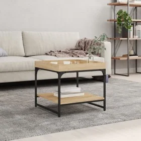 Mesa de centro madera ingeniería roble Sonoma 49,5x49,5x45 cm von , Couchtisch - Ref: Foro24-832809, Preis: 35,21 €, Rabatt: %
