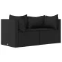 Set de muebles de jardín 3 pzas y cojines ratán sintético negro von , Outdoor-Sofas - Ref: Foro24-319779, Preis: 214,15 €, Ra...