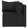 Set de muebles de jardín 3 pzas y cojines ratán sintético negro von , Outdoor-Sofas - Ref: Foro24-319779, Preis: 214,15 €, Ra...