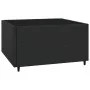 Set de muebles de jardín 3 pzas y cojines ratán sintético negro de , Sofás de exterior - Ref: Foro24-319787, Precio: 196,36 €...