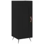 Aparador de madera contrachapada negro 34,5x34x90 cm de , Aparadores - Ref: Foro24-830413, Precio: 65,17 €, Descuento: %