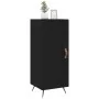 Aparador de madera contrachapada negro 34,5x34x90 cm de , Aparadores - Ref: Foro24-830413, Precio: 65,17 €, Descuento: %