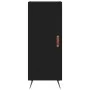 Aparador de madera contrachapada negro 34,5x34x90 cm de , Aparadores - Ref: Foro24-830413, Precio: 65,17 €, Descuento: %