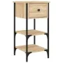 Mesitas noche 2 uds madera ingeniería roble Sonoma 34x36x70 cm by , Nightstands - Ref: Foro24-825976, Price: 79,68 €, Discoun...