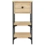 Mesitas noche 2 uds madera ingeniería roble Sonoma 34x36x70 cm by , Nightstands - Ref: Foro24-825976, Price: 79,68 €, Discoun...