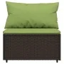 Sofás centrales jardín con cojines 2 uds ratán sintético marrón von , Outdoor-Sofas - Ref: Foro24-319834, Preis: 139,74 €, Ra...