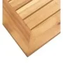 Mesa auxiliar jardín madera acacia acero inoxidable 45x45x38cm de , Mesas de jardín - Ref: Foro24-46492, Precio: 102,73 €, De...