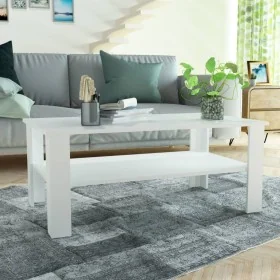 Mesa de centro madera de ingeniería blanco 100x59x42 cm by , Coffee table - Ref: Foro24-244857, Price: 64,38 €, Discount: %