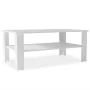 Mesa de centro madera de ingeniería blanco 100x59x42 cm by , Coffee table - Ref: Foro24-244857, Price: 64,38 €, Discount: %
