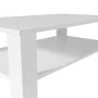 Mesa de centro madera de ingeniería blanco 100x59x42 cm by , Coffee table - Ref: Foro24-244857, Price: 64,38 €, Discount: %