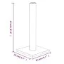 Poste rascador para gatos crema 22x22 x45 cm by , Cat furniture - Ref: Foro24-171675, Price: 22,49 €, Discount: %