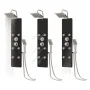 Panel ducha de vidrio 25x47,5x130 cm negro by , Jet nozzles for bathtubs and showers - Ref: Foro24-151420, Price: 200,16 €, D...