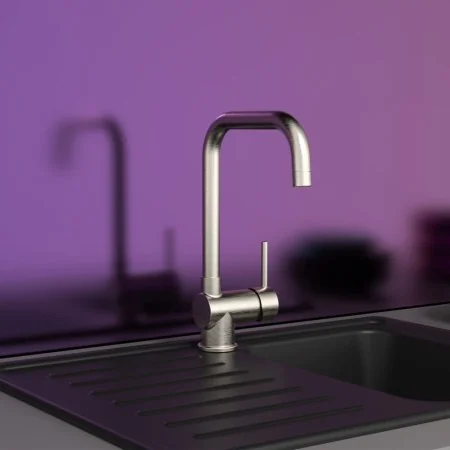 EISL Grifo mezclador de lavabo FUTURA acero inoxidable de , Grifos - Ref: Foro24-438795, Precio: 81,30 €, Descuento: %