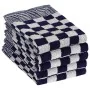 Juego de paños 50 unidades algodón azul y blanco by , Towels - Ref: Foro24-136290, Price: 86,78 €, Discount: %