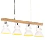 Lámpara de techo industrial madera de mango blanco E27 von , Lampen - Ref: Foro24-320524, Preis: 62,15 €, Rabatt: %