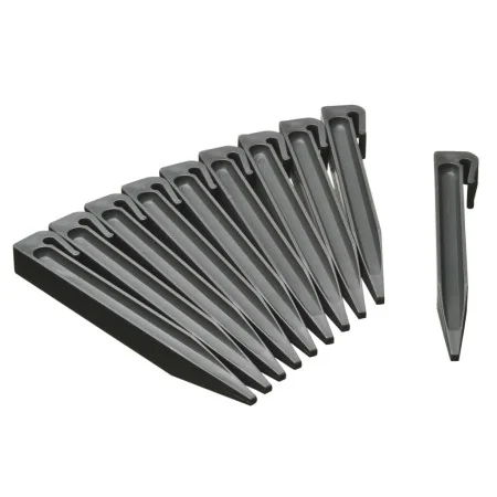 Natura Anclajes de jardín pequeños 10 unidades gris von , Garteneinfassung und Einfassung - Ref: Foro24-428502, Preis: 15,38 ...