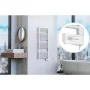 EISL Radiador de baño con temporizador blanco 120x50x15 cm de , Radiadores - Ref: Foro24-438839, Precio: 346,89 €, Descuento: %