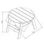 AXI Juego de mesa de pícnic para niños 3 pzas gris y blanco by , Garden tables - Ref: Foro24-441653, Price: 82,67 €, Discount: %