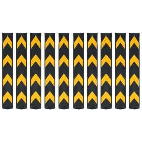 Protectores de esquina reflectantes 10 unidades goma 80 cm by , Parking signs and fords - Ref: Foro24-142840, Price: 84,20 €,...