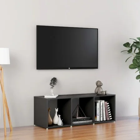 Mueble para TV madera contrachapada gris 107x35x37 cm by , TV Furniture - Ref: Foro24-805536, Price: 48,05 €, Discount: %