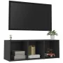 Mueble para TV madera contrachapada gris 107x35x37 cm by , TV Furniture - Ref: Foro24-805536, Price: 48,05 €, Discount: %