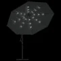 Sombrilla voladiza luces LED y poste de metal antracita 350 cm de , Sombrillas - Ref: Foro24-44525, Precio: 132,53 €, Descuen...