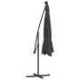Sombrilla voladiza luces LED y poste de metal antracita 350 cm de , Sombrillas - Ref: Foro24-44525, Precio: 132,53 €, Descuen...
