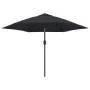 Sombrilla de jardín con palo de metal negro 300 cm by , Umbrellas - Ref: Foro24-47126, Price: 66,85 €, Discount: %