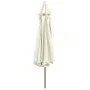 Sombrilla de jardín con palo de metal blanco arena 390 cm de , Sombrillas - Ref: Foro24-47378, Precio: 80,71 €, Descuento: %