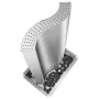 Fuente de jardín de acero inoxidable plateado 60,2x37x122,1 cm de , Fuentes y cascadas - Ref: Foro24-48095, Precio: 507,38 €,...