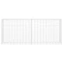 Cesta de gaviones de acero galvanizado 85x30x200 cm de , Paneles de vallas - Ref: Foro24-142359, Precio: 83,30 €, Descuento: %