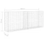 Cesta de gaviones de acero galvanizado 85x30x200 cm de , Paneles de vallas - Ref: Foro24-142359, Precio: 83,30 €, Descuento: %