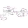 Juego de sofás con cojines 3 piezas tela gris claro by , Sofas - Ref: Foro24-3201330, Price: 534,89 €, Discount: %