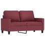 Juego de sofás con cojines 3 piezas tela rojo tinto by , Sofas - Ref: Foro24-3201434, Price: 573,52 €, Discount: %