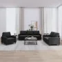 Juego de sofás con cojines 3 piezas terciopelo negro von , Sofas - Ref: Foro24-3201481, Preis: 632,04 €, Rabatt: %