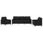 Juego de sofás con cojines 3 piezas terciopelo negro von , Sofas - Ref: Foro24-3201481, Preis: 632,04 €, Rabatt: %
