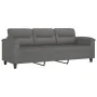 Juego de sofás con cojines 3 piezas tela microfibra gris oscuro by , Sofas - Ref: Foro24-3202304, Price: 805,96 €, Discount: %