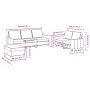 Juego de sofás con cojines 3 piezas tela rojo tinto by , Sofas - Ref: Foro24-3201474, Price: 477,70 €, Discount: %