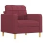 Juego de sofás con cojines 4 piezas tela rojo tinto by , Sofas - Ref: Foro24-3201256, Price: 606,95 €, Discount: %