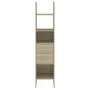 Estantería madera contrachapada color roble Sonoma 40x35x180 cm de , Librerías y estanterías - Ref: Foro24-803419, Precio: 71...