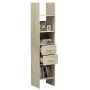 Estantería madera contrachapada color roble Sonoma 40x35x180 cm de , Librerías y estanterías - Ref: Foro24-803419, Precio: 71...